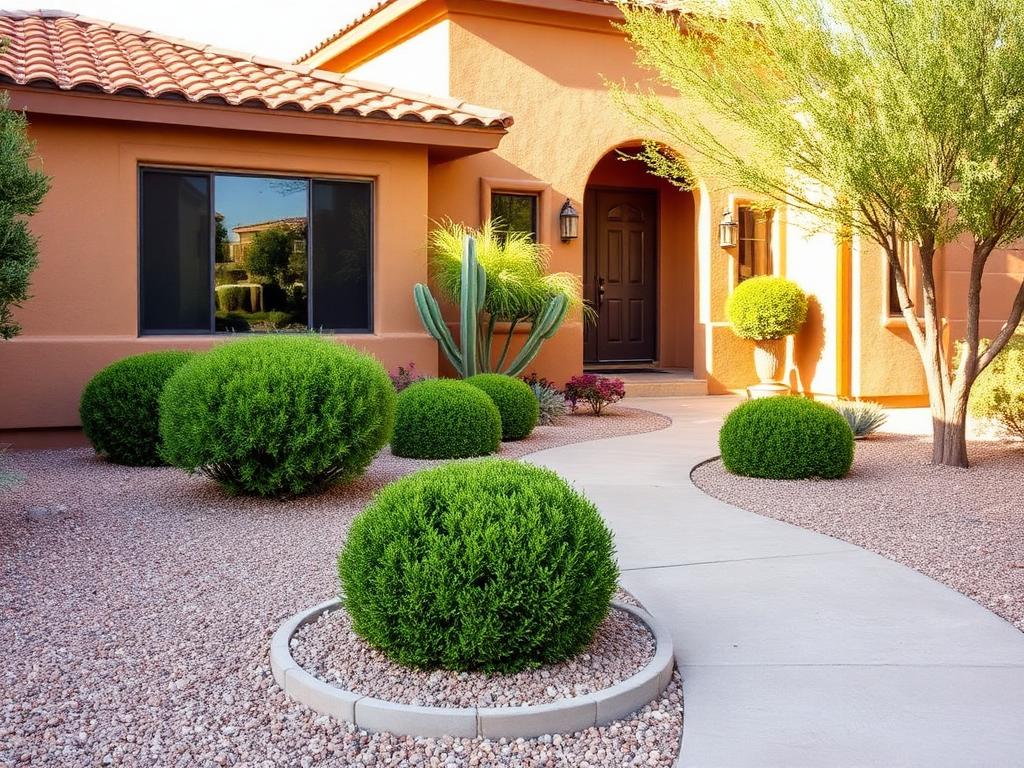 Shrub Trimming yard in McCormick Ranch